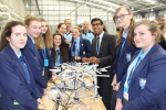 St Francis Xavier pupils at STEM launch