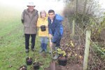 Rishi Sunak at Sleegil, Richmond, with the Richmondshire Landscape Trust