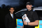 Rishi Sunak with PCSO Bryan Tongue