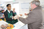 Rishi Sunak at East Cowton shop