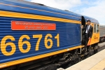 Rishi Sunak on the Wensleydale Railway at Leeming Bar station