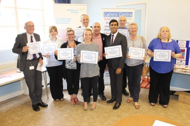 Rishi Sunak and fellow Dementia Friends