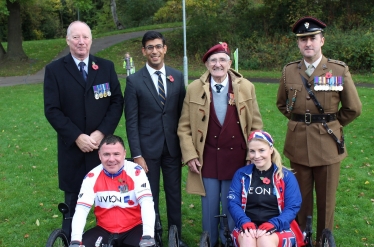 Rishi Sunak Poppy Appeal