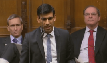 Rishi Sunak in the Commons