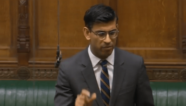 Rishi Sunak in the Commons