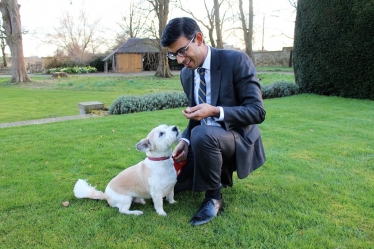 rishi sunak and dog