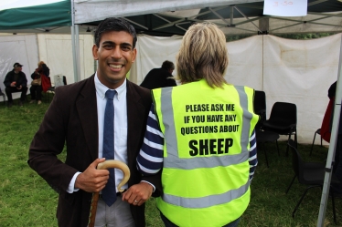 Rishi Sunak at Moorcock Show