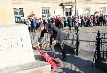 Rishi Sunak at Leyburn Remembrance Sunday