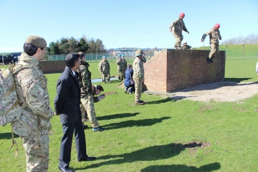 Rishi Sunak at British Army Super Camp