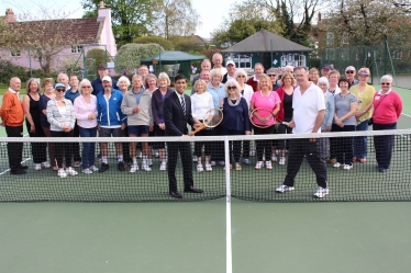 Rishi Sunak at Great Ayton Tennis Club