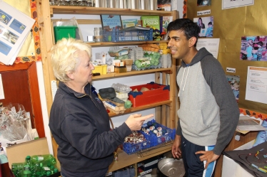 Rishi Sunak at Osmotherley Pre-school