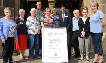 Rishi Sunak at Stokesley Memory Cafe