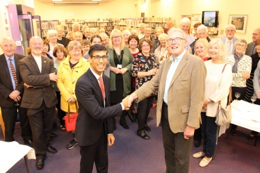 Rishi Sunak at Great Ayton Discovery Centre