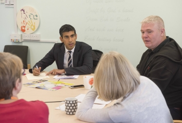 Rishi Sunak at the Dales School