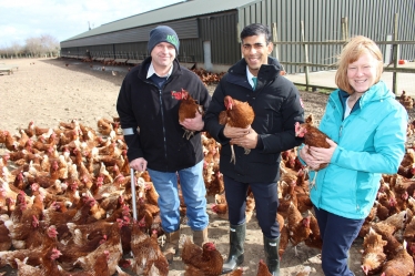 Rishi Sunak at Stonecote Farm Arrathorne