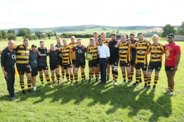 Rishi Sunak at Wensleydale Rugby Club