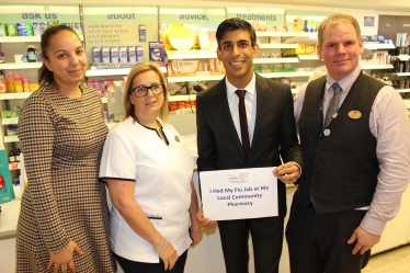 Rishi at Boots pharmacy Richmond