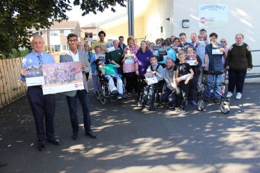 Rishi Sunak at launch of Mencap Northallerton calendar