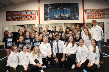 Rishi Sunak at Lazer Cheer Academy