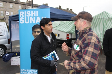 Rishi Sunak at Leyburn