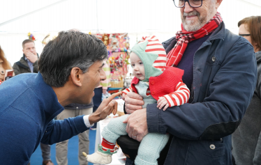 Rishi Sunak at Bedale Christmas Fair