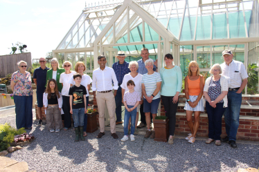 Rishi Sunak at Bellerby Community Garden