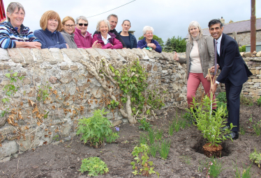 Rishi Sunak at Bellerby Community Garden