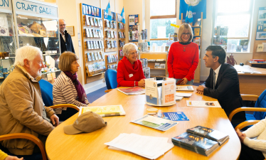 Rishi Sunak at the Discovery Centre, Great Ayton