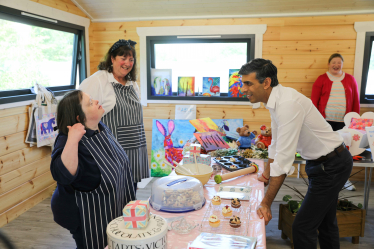 Rishi Sunak at Northdale, Northallerton