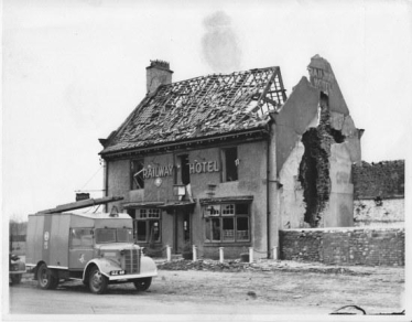 The Railway Hotel in 1944