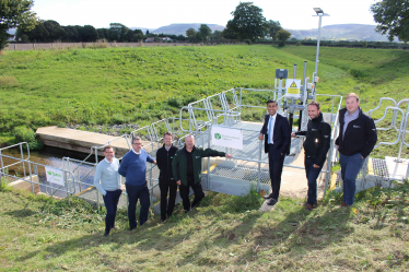 Rishi Sunak at Stokesley Flood Alleviation Scheme