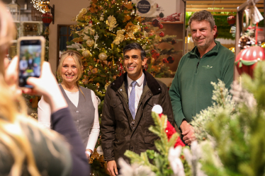 Rishi Sunak at Whitegates Nursery, West Rounton