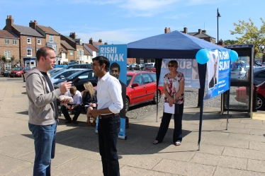 Rishi Sunak in Stokesley