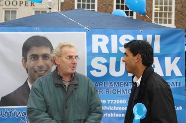 Rishi Sunak in Stokesley